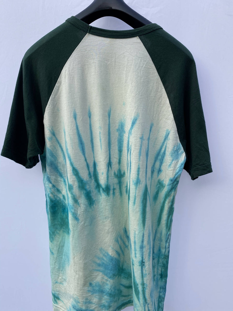 Tie dye baseball store tee