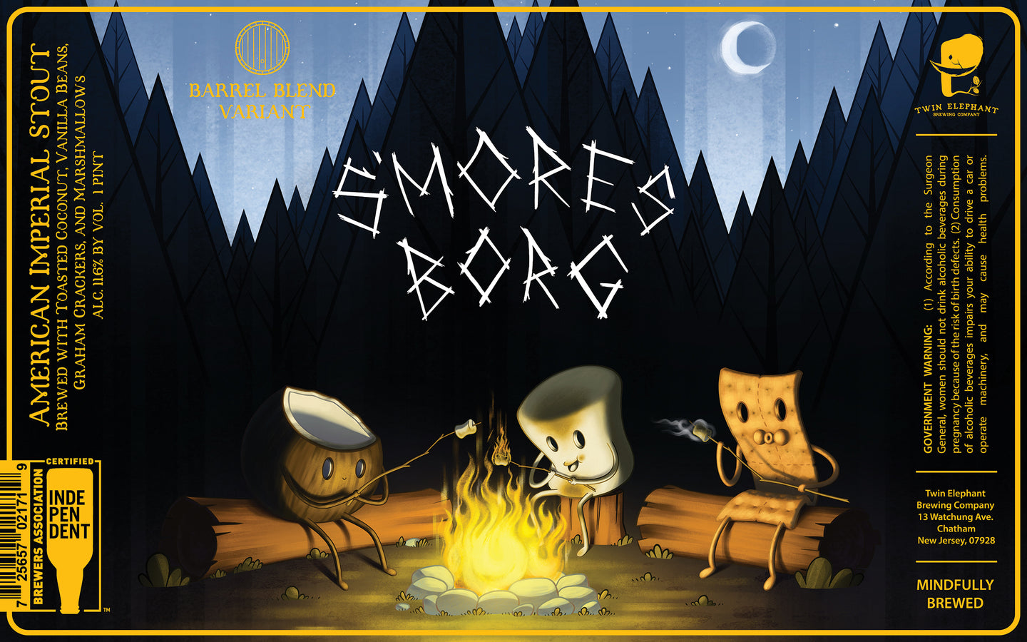 S'mores Borg: Bourbon Barrel Blend - Four Pack